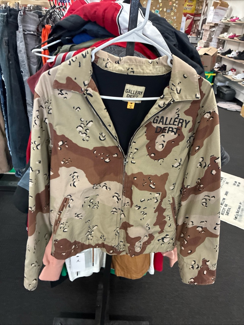 Gallery Dept Montecito Jacket Ripstop Cotton Desert Camo Blouson Mens SZ M Used